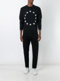 embroidered star sweatshirt