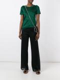 metallic effect knit T-shirt 