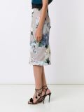 floral print pencil skirt