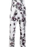 printed cropped trousers 