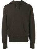 logo back hoodie