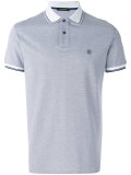 contrast collar polo shirt