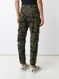 camouflage print trousers 