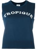‘tropique’印花坦克背心