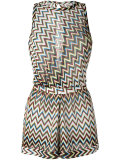 zig zag beach dress