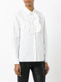 ruffled trim shirt 