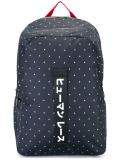HU triangle print backpack