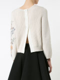 buttoned back jumper