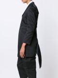 蝴蝶结饰长款夹克