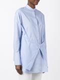 band collar shirt 