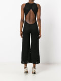 lace flared jumpsuit