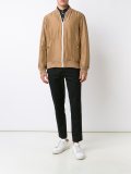 zipped bomber jacket 
