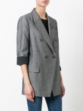 double-breasted blazer