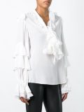 ruffled blouse