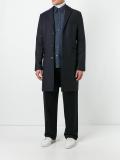 peaked lapels mid coat