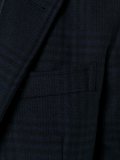 padded checked coat