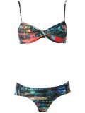 abstract print bikinis