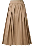 pleated cropped trousers