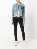 raw hem denim jacket