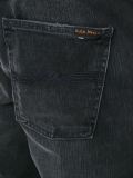 distressed slim-fit jeans