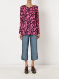 printed longsleeved blouse 