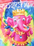 elephant tie dye effect dress