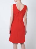 strapped panel dress
