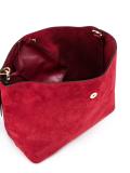 studded closure shoulder bag