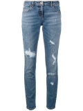 distressed jeans