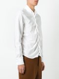 ruched poplin shirt