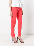 slim fit trousers