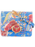 enchanted garden flap bag