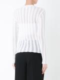 loose fit striped knit top