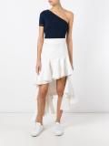 ruffled asymmetric skirt 