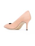 pointed mid heel pumps