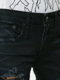 Alison patch skinny jeans 