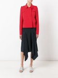 concealed placket jacket