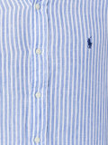 striped button-down shirt