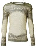 printed slim fit top