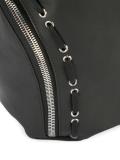 eyelet lace-up detail backpack