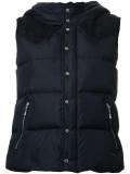 padded hooded gilet