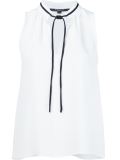 drawstring neck detail top