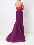 strapless 'Faille' dress