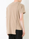 open seam deconstructed T-shirt 
