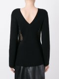 sheer panel jumper 