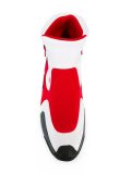colour block hi-top sneakers