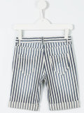 Stripped Bermuda shorts