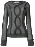 sheer cable trim jumper