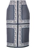 buttoned skirt