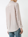 checked print shirt
